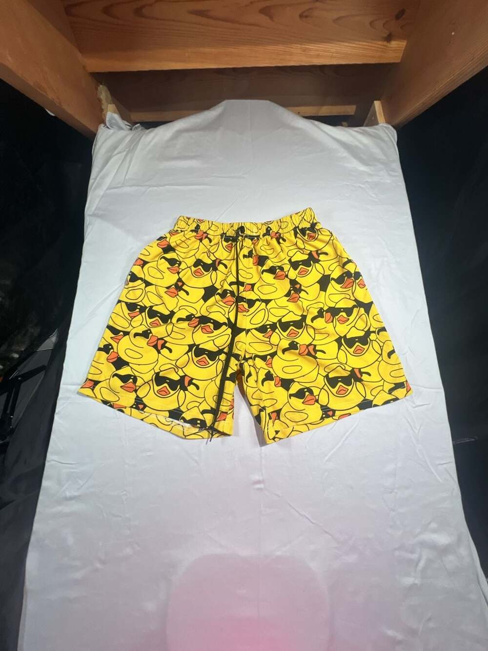 Plus Size Sunglasses Rock Ducks Print Hawaii Beach Shorts For Men [44% OFF]